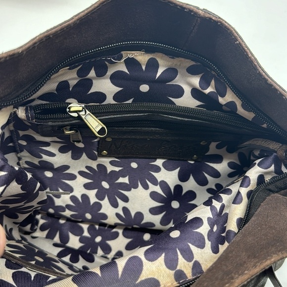 Nino Bossi Brown Leather Shoulder Bag BRN6231B - Picture 6 of 15